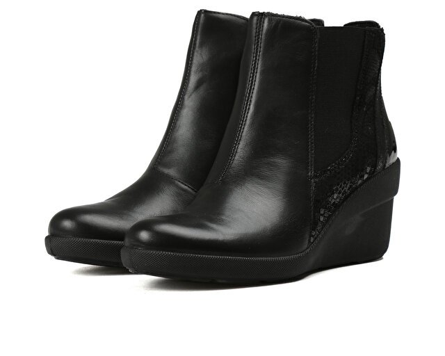 Imac Ayakkabı Bot 62220 Black Black - Görsel 4